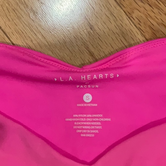 LA Hearts Pink Bikini Set - Picture 4 of 4
